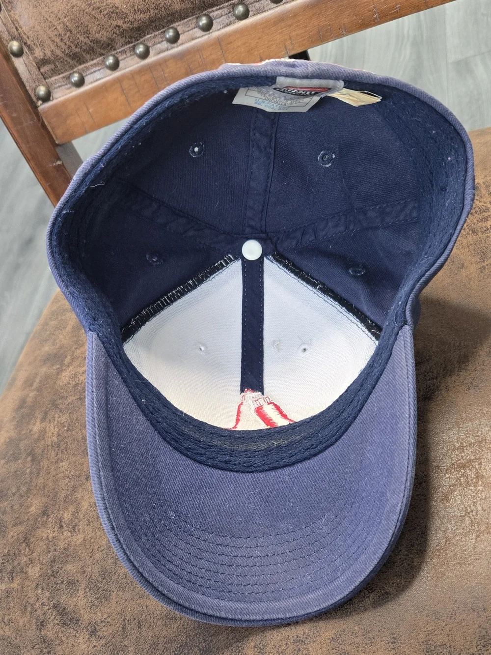 Vintage Y2K Nike Boston Red Sox Sock Logo Swoosh Flex Fitted Hat Cap OSFA #646